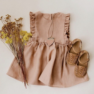 Baby/Toddler Ruffle Summer Dress - Clay