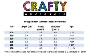 Dropped Hem Summer Short Sleeve Dress - Fuchsia