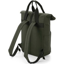 Load image into Gallery viewer, Twin Handle Roll-Top Backpack - Olive Green
