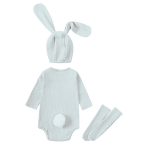 Kids Tales Bunny Clothing and Accessory Set - White