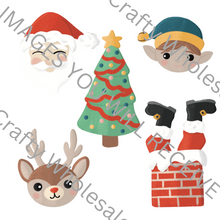Load image into Gallery viewer, Artwork Designs for @Amyologist Design Christmas Fun Santa Pyjamas
