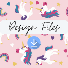 Load image into Gallery viewer, Artwork Designs for @Amyologist Design Unicorn Backpack and Pyjamas
