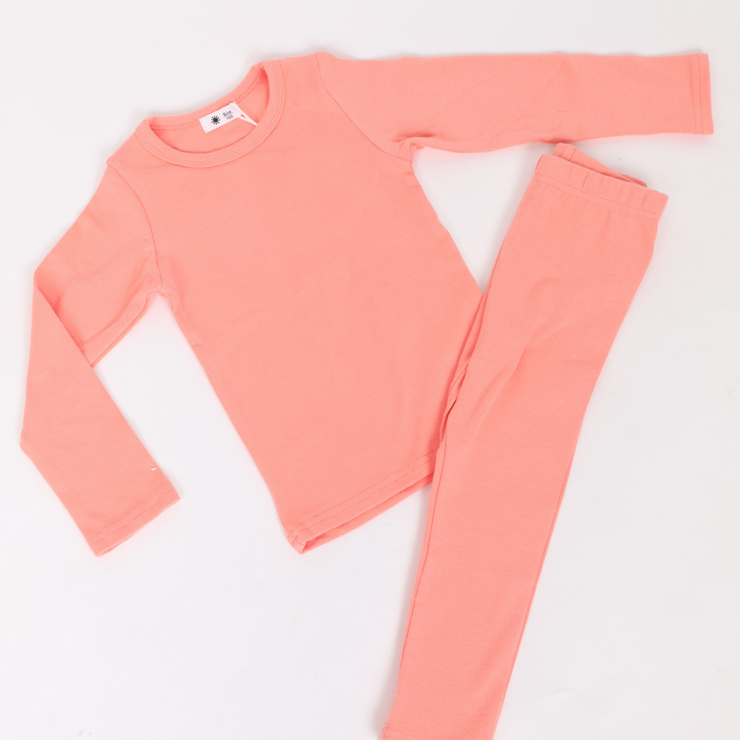 Supersoft Slim Fit Loungeset - Coral