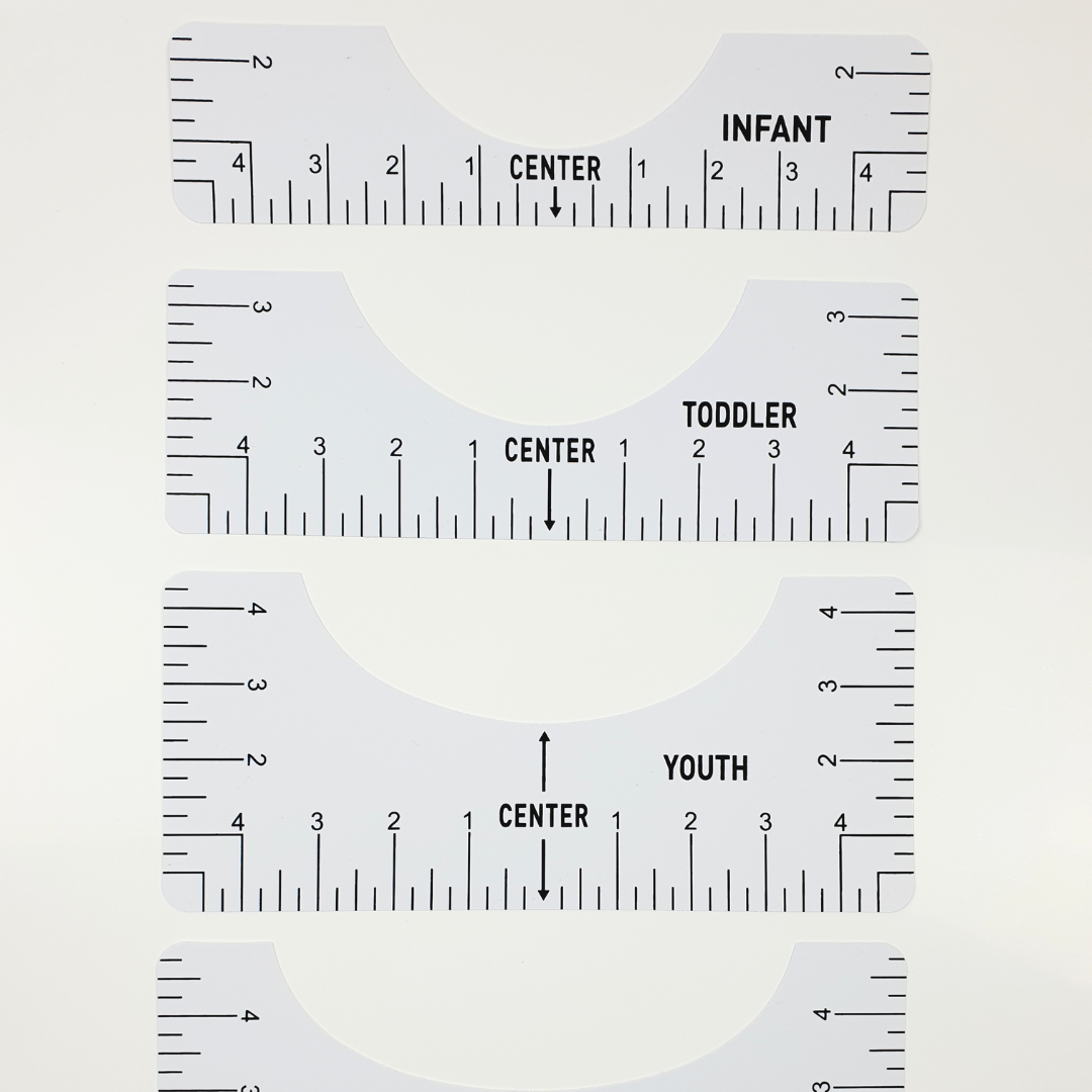 Clothing T-Shirt Ruler Measuring Placement Guide for HTV Children and ...
