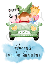 Load image into Gallery viewer, Customised Emotional Support Pack Animal Car Design Sublimation Print
