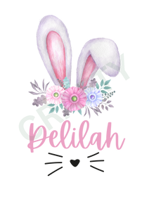Personalised Easter Name Sublimation Print