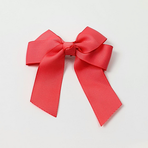 Children's Blank Hair Bow - Coral