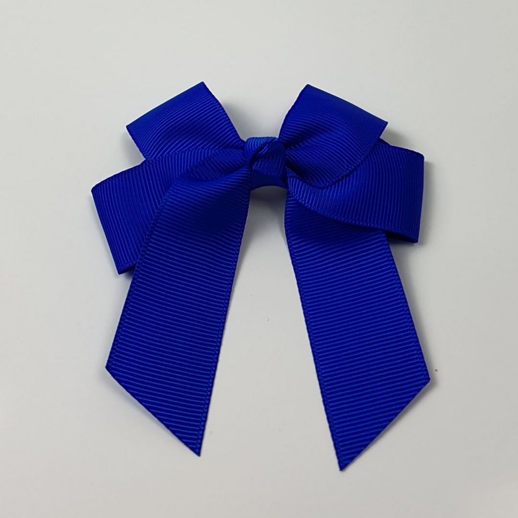 Children's Blank Hair Bow - Royal Blue