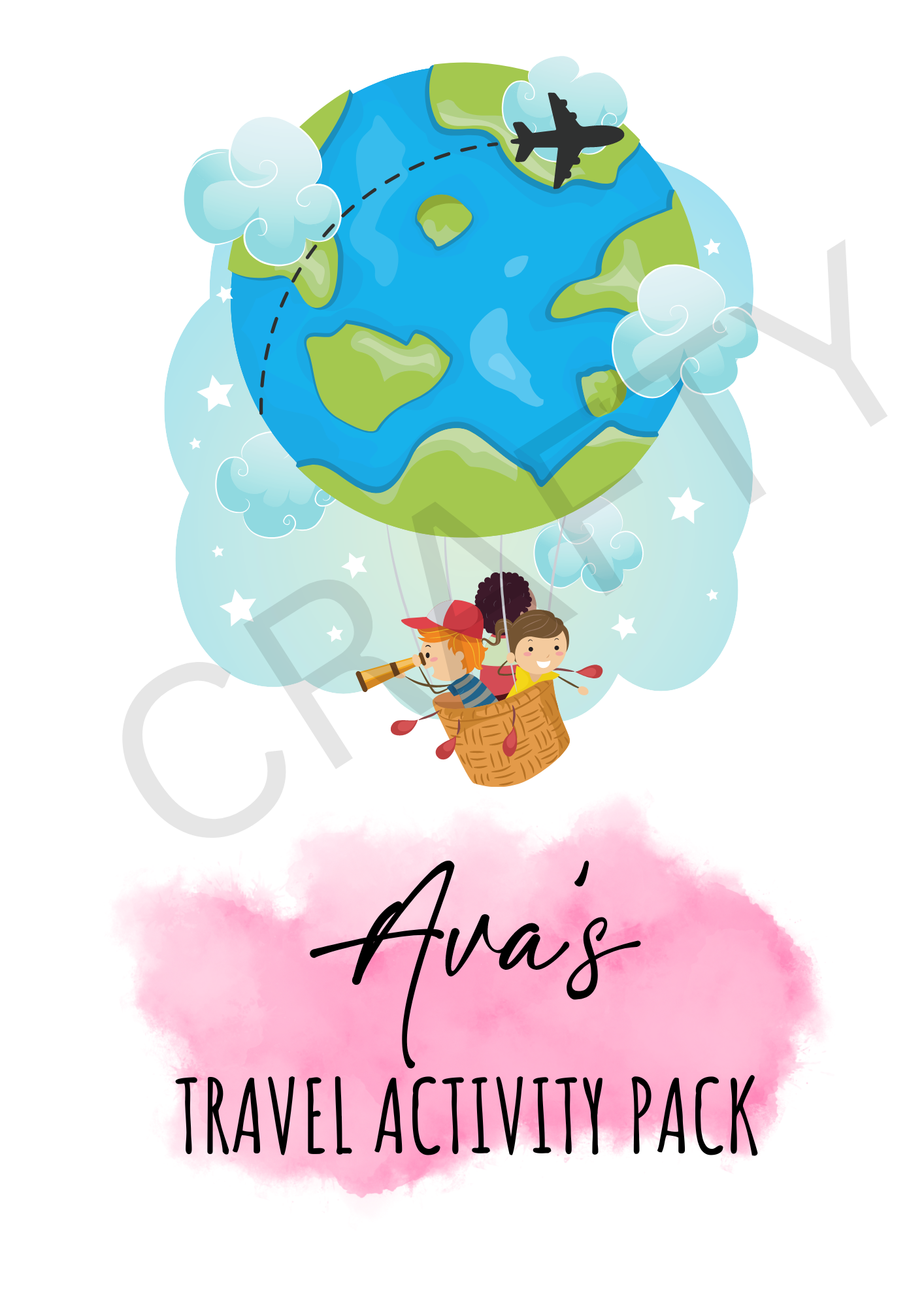 Customised Travel Activity Pack Design Sublimation Print Crafty customised-travel-activity-pack-design-sublimation-print-crafty