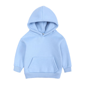 Ice Blue Kids Tales Thick Fleece Hooded Tracksuit