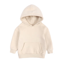 Load image into Gallery viewer, Thick Fleece Hooded Tracksuit - Beige

