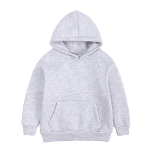 Grey Kids Tales Thick Fleece Hooded Tracksuit