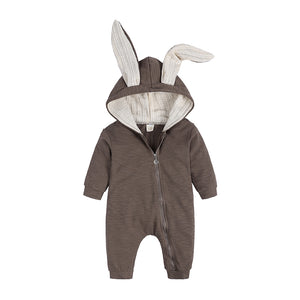 Kids Tales Bunny Onesie - Chocolate