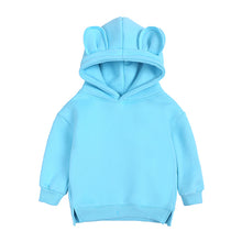 Load image into Gallery viewer, Cotton Bear Hoodie Natural Blue
