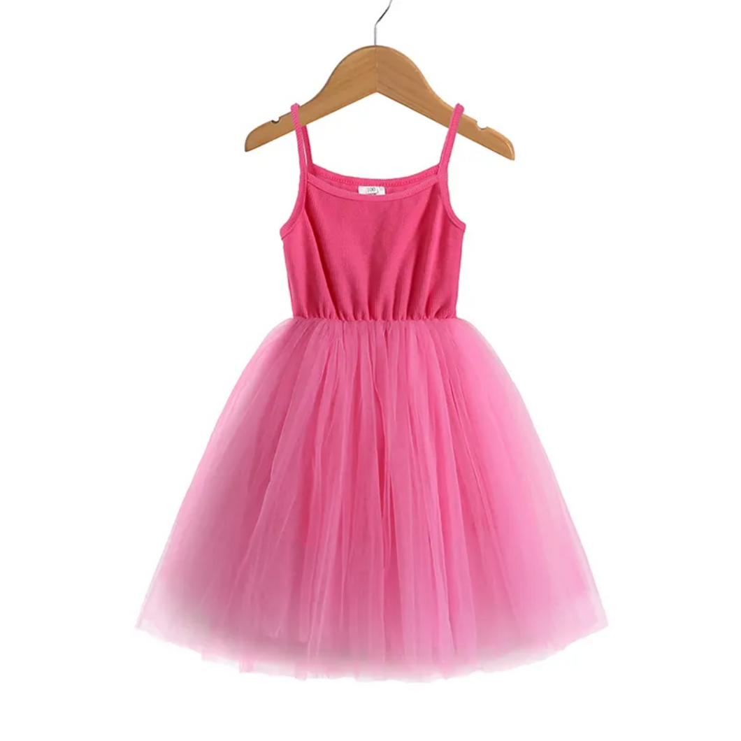 Princess Pink Tulle Tutu Dress