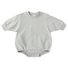 Load image into Gallery viewer, Baby Sweater Romper - Grey
