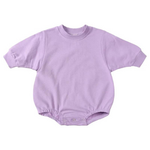 Load image into Gallery viewer, Baby Sweater Romper - Lilac
