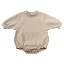 Load image into Gallery viewer, Baby Sweater Romper - Sand
