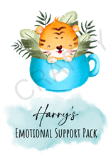 Load image into Gallery viewer, Customised Emotional Support Pack Cute Animal Design Sublimation Print
