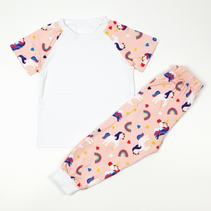 Crafty Short Sleeve Pyjamas Unicorn Print @Amyologist Collab