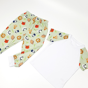 Crafty Short Sleeve Pyjamas Zoo Print @Amyologist Collab