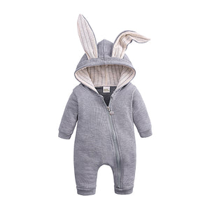 Kids Tales Bunny Onesie - Grey